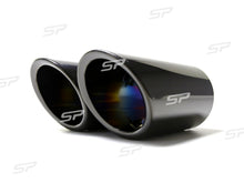 Auspuffblende Endrohr Abdeckung Schwarz 76mm Passend für AUDI A1 8X A3 8P A3 8V A5 8T Q3 Q5 A4 od6