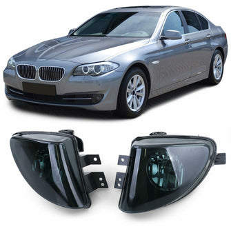 Nebelscheinwerfer Schwarz Smoke Klarglas Passend für BMW 5er F10 F11 GT F07 2010-2013