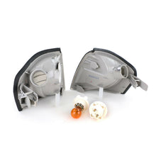 Autunik Seitenblinker Blinker Schwarz Smoke Paar für Mercedes Benz C-Klasse W202 1993-2000