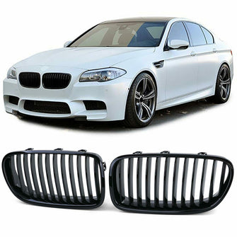 Kühlergrill Nieren Grille Grill Schwarz Glanz Passend für BMW 5er F10 F11 2010-2017