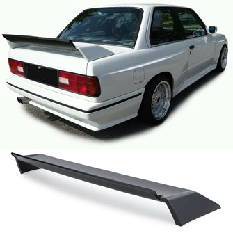 Spoiler Heckspoiler Spoilerlippe Heckflügel Schwarz Passend für BMW 3er E30 1982-1993