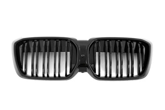 Kühlergrill Nieren Grille Grill Doppelsteg Glanz Schwarz Passend für BMW iX3 G08 LCI ab 09/2021